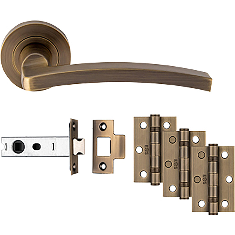 Carlisle Brass Tavira Door & Latch Pack Antique Brass | Compare The Build