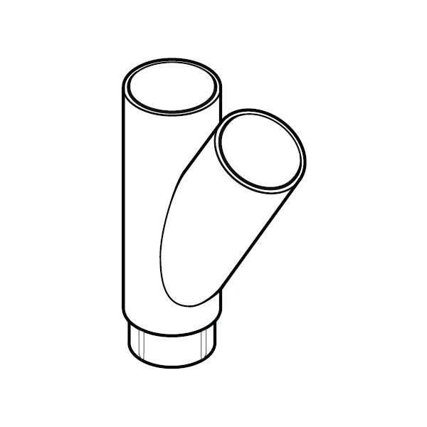 Alumasc Flushjoint Circular 135dg Downpipe Branch 150mm - White Aluminium CP60/BR/135A/PPC/9016 Price Comparisons | Compare The Build