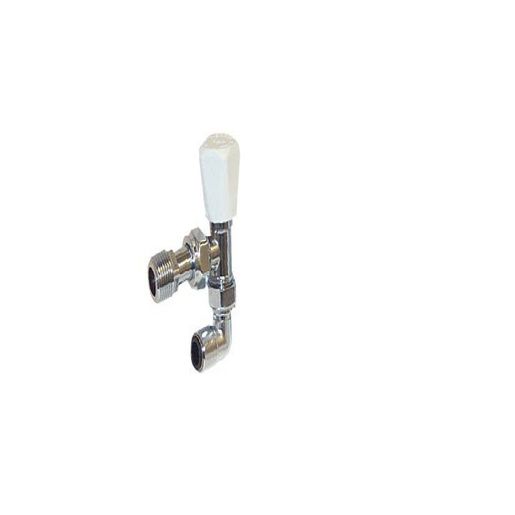 Pegler Yorkshire Mercia Angle Lockshield with Elbow 15 mm x 10 mm 647080 Price Comparisons | Compare The Build