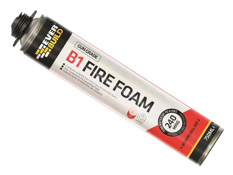 Everbuild EVBB1FIREGUN Fire Foam B1 Gun Grade Aerosol 750ml Price Comparisons | Compare The Build