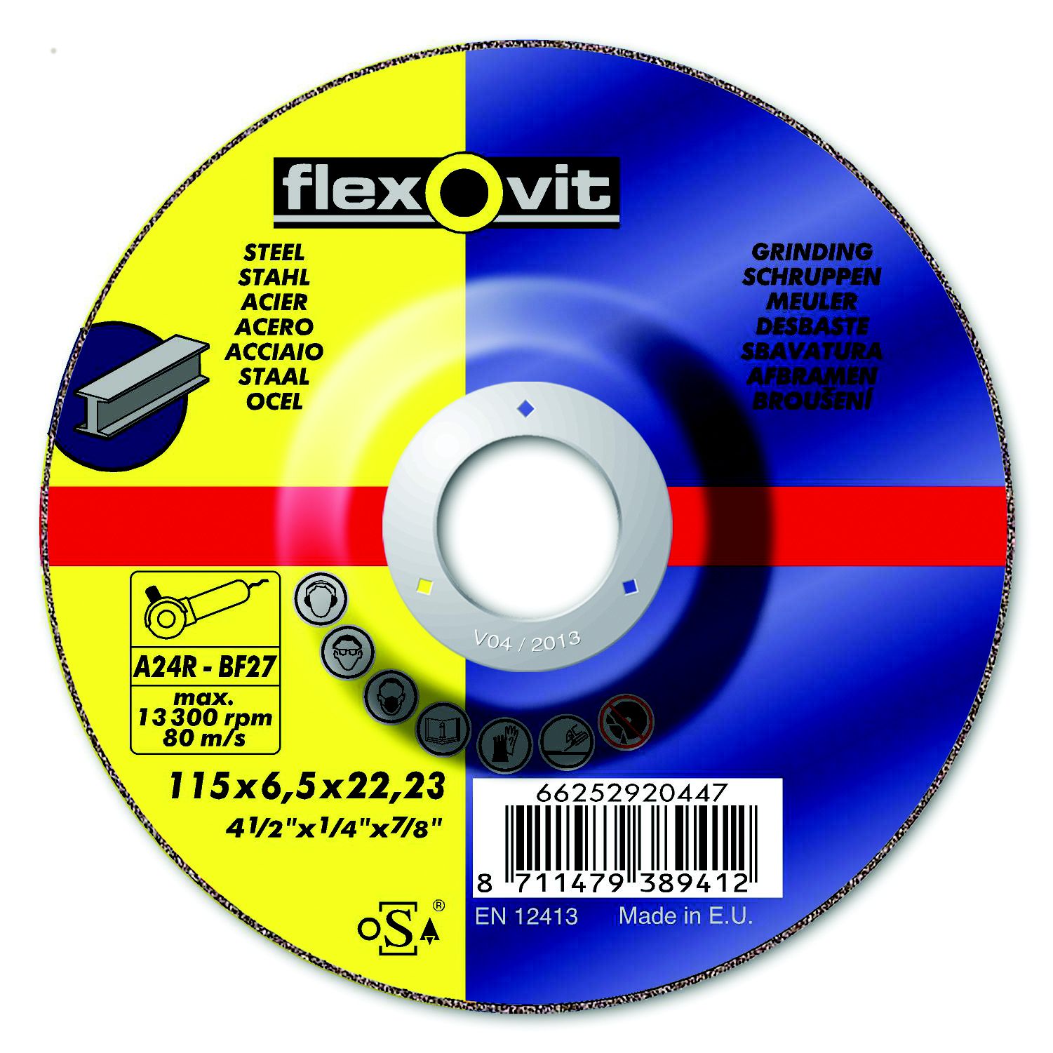 Flexovit (Dia)115mm Metal Cutting & Grinding Disc, Pack Of 5 Price Comparisons | Compare The Build