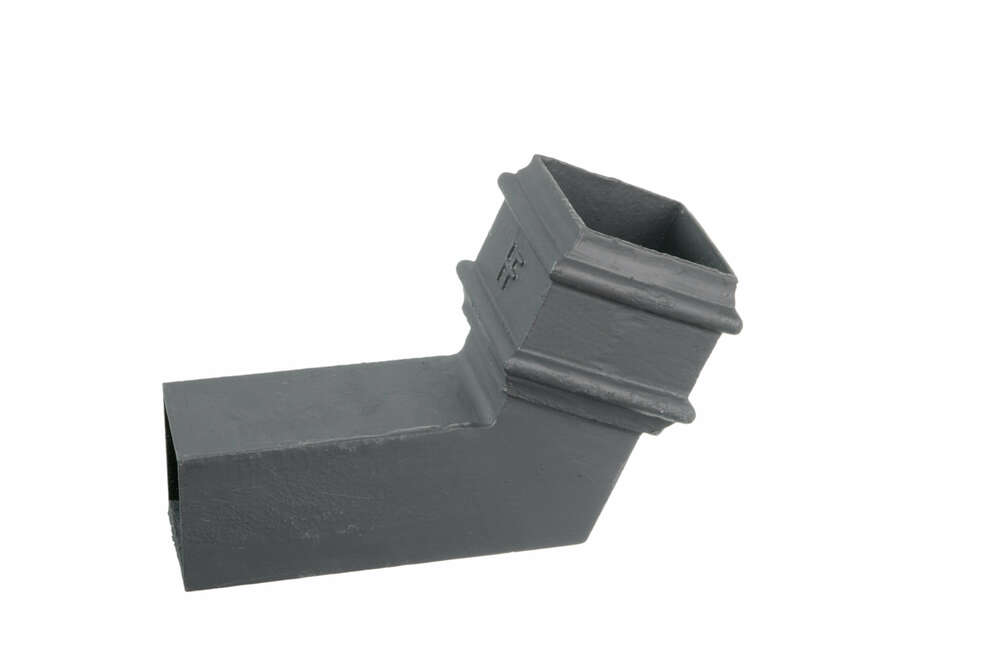 Cast Iron Square Downpipe Bend - 112.5 Degree x 100mm Primed Price Comparisons | Compare The Build