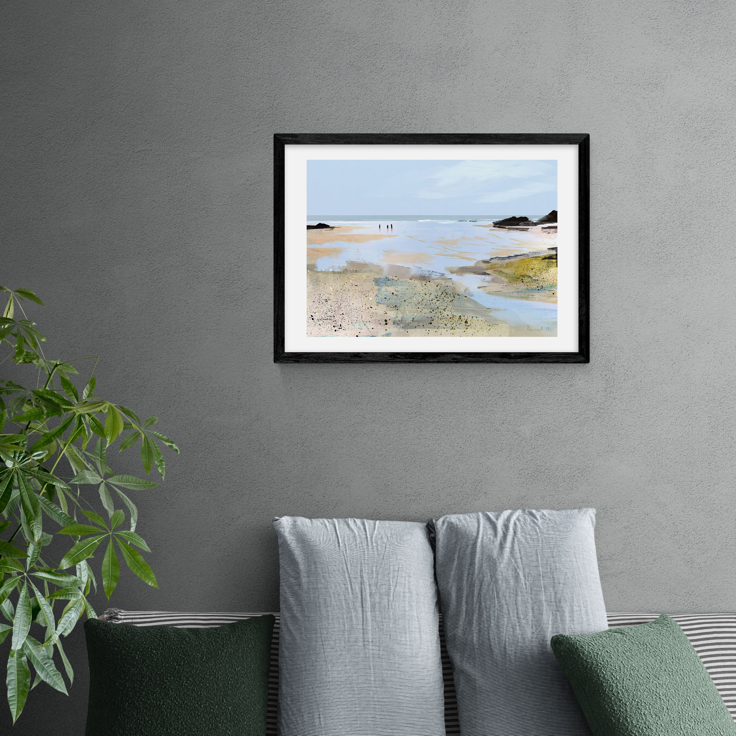 East End Prints Sea View Print Blue Price Comparisons | Compare The Build