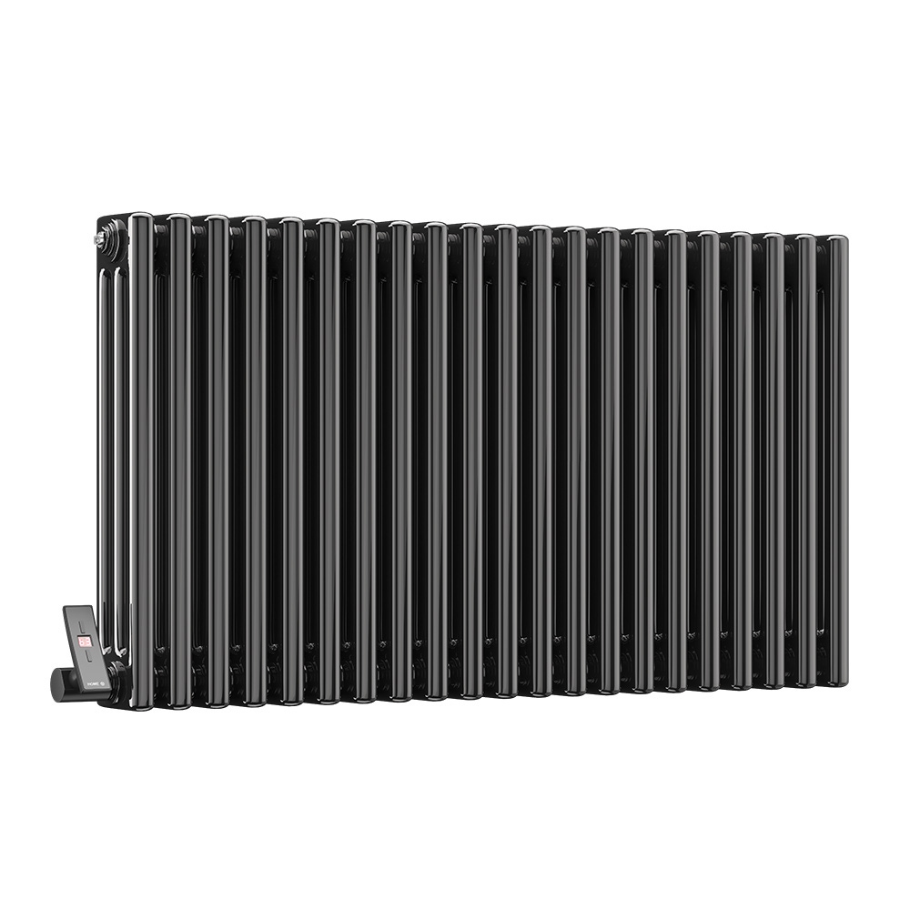 DQ Modus 3 Column Horizontal Radiator, Black Nickel, 600mm x 692mm (Electric) Price Comparisons | Compare The Build