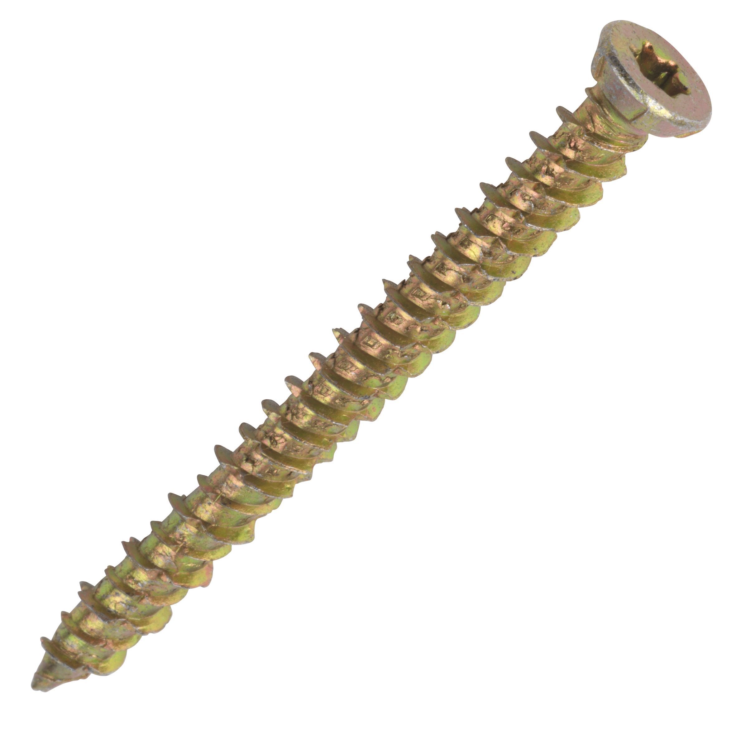 Easydrive Tx Countersunk Zinc-Plated Steel Screw (Dia)7.5mm (L)80mm, Pack Of 100 Price Comparisons | Compare The Build