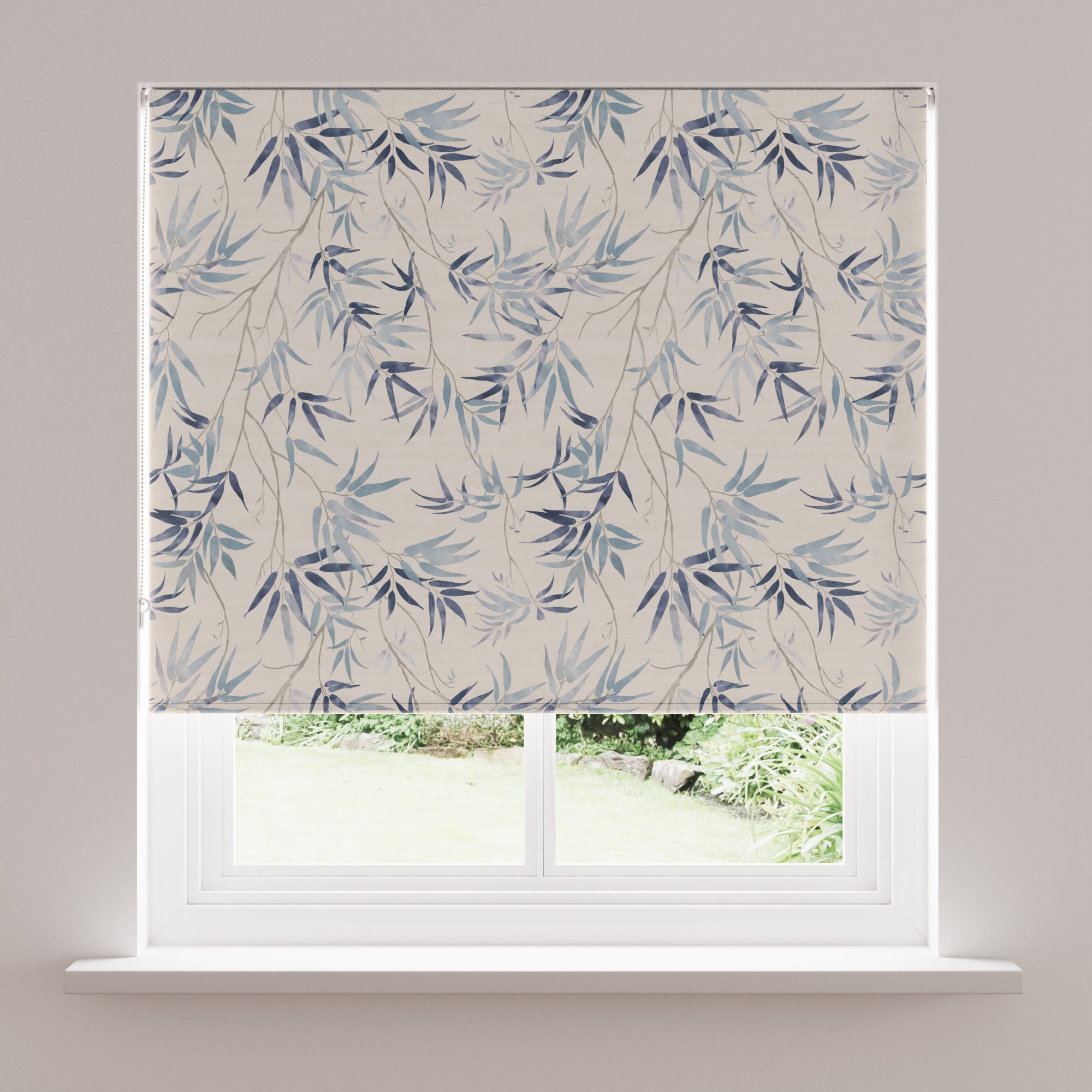 Akina Blue Blackout Roller Blind Blue Price Comparisons | Compare The Build