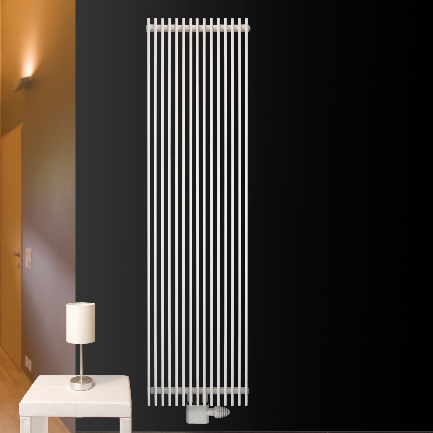 Ximax Atlas White Vertical Designer Radiator, (W)410mm X (H)1800mm Price Comparisons | Compare The Build