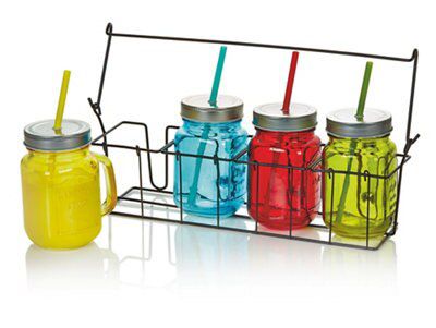 Multicolour Preserve Jar, Set 4 Price Comparisons | Compare The Build