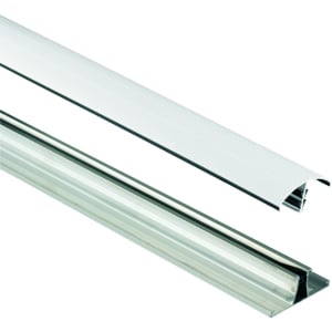 Wickes White Universal Glazing Bar for Polycarbonate Sheets - 2.5m Price Comparisons | Compare The Build