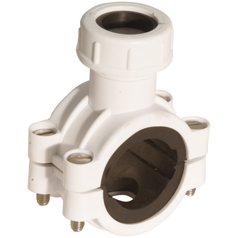 McAlpine CLAMP1 Pipe Clamp in White Price Comparisons | Compare The Build