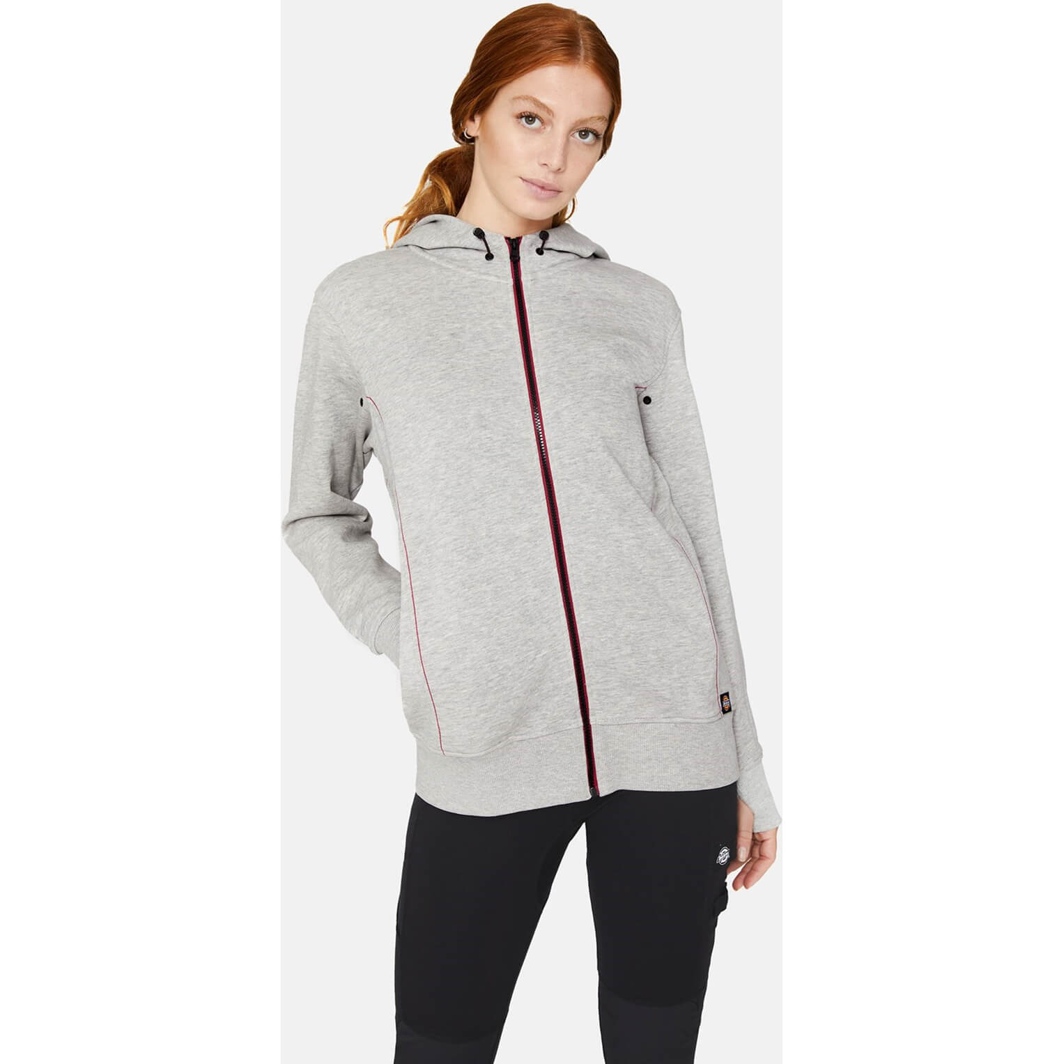 Dickies Womens Perfomance Hoodie Heather Grey Size 12 Price Comparisons | Compare The Build