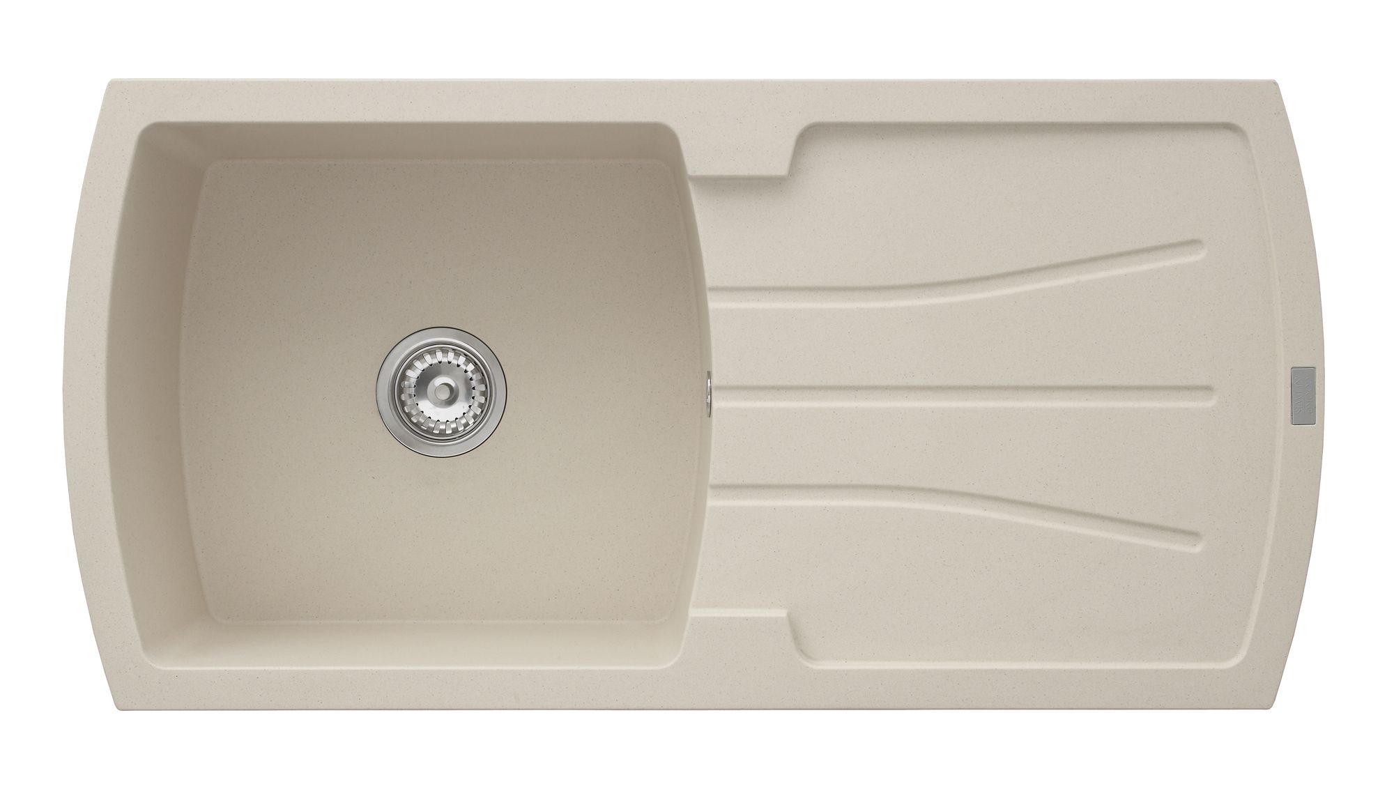 Cooke & Lewis Sahara Matt Sahara Beige Granite Composite 1 Bowl Sink & Drainer Price Comparisons | Compare The Build