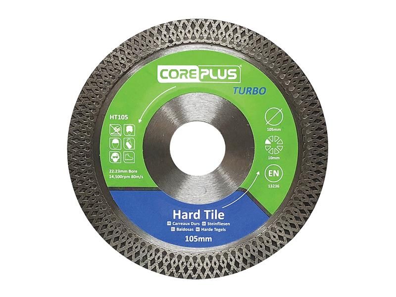 CorePlus CORDBHT105 HT105 Hard Tile Turbo Diamond Blade 105mm | Compare The Build