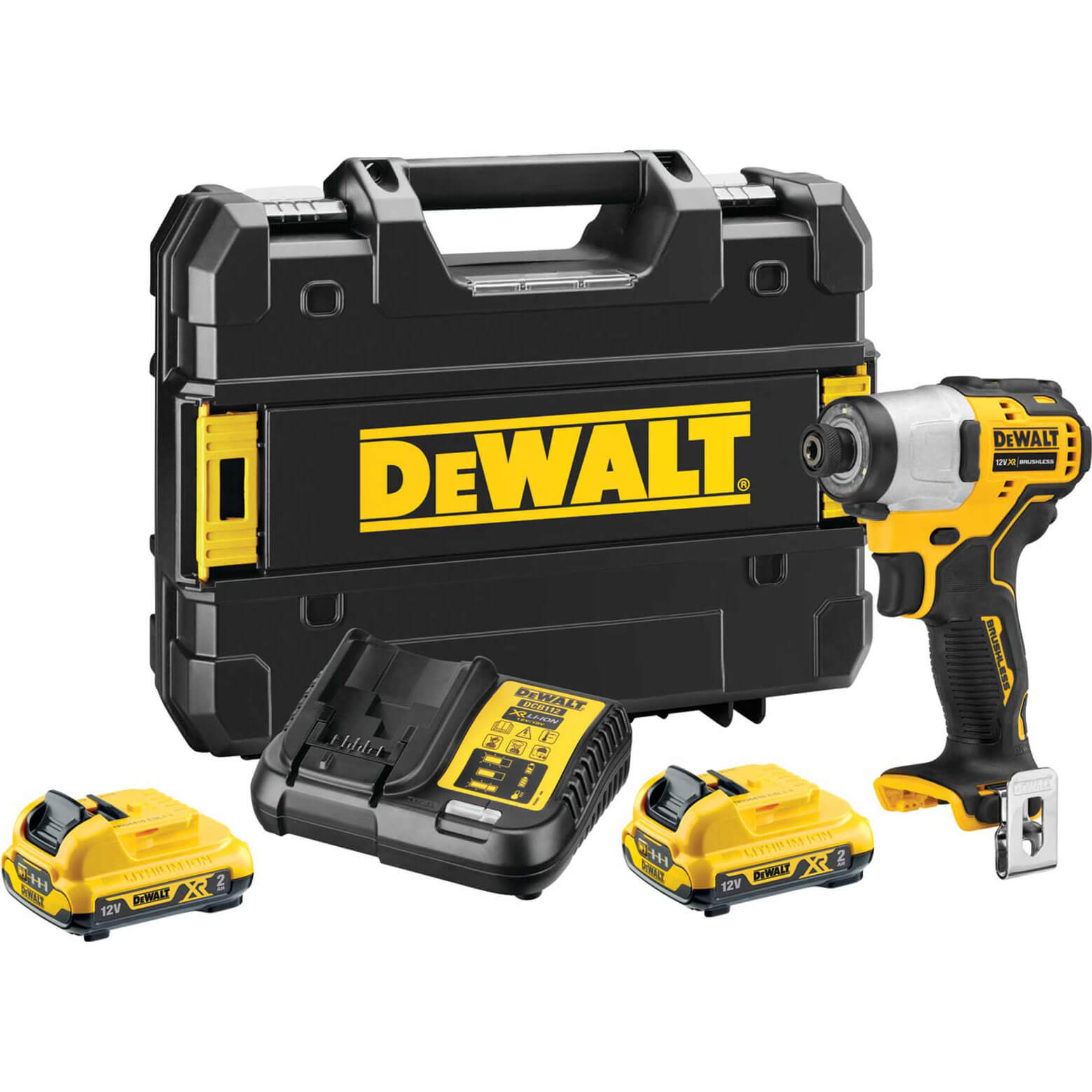 DeWalt DCF801D2 12v XR Cordless Brushless Compact Impact Driver 2 x 2ah Li-ion Charger Case Price Comparisons | Compare The Build