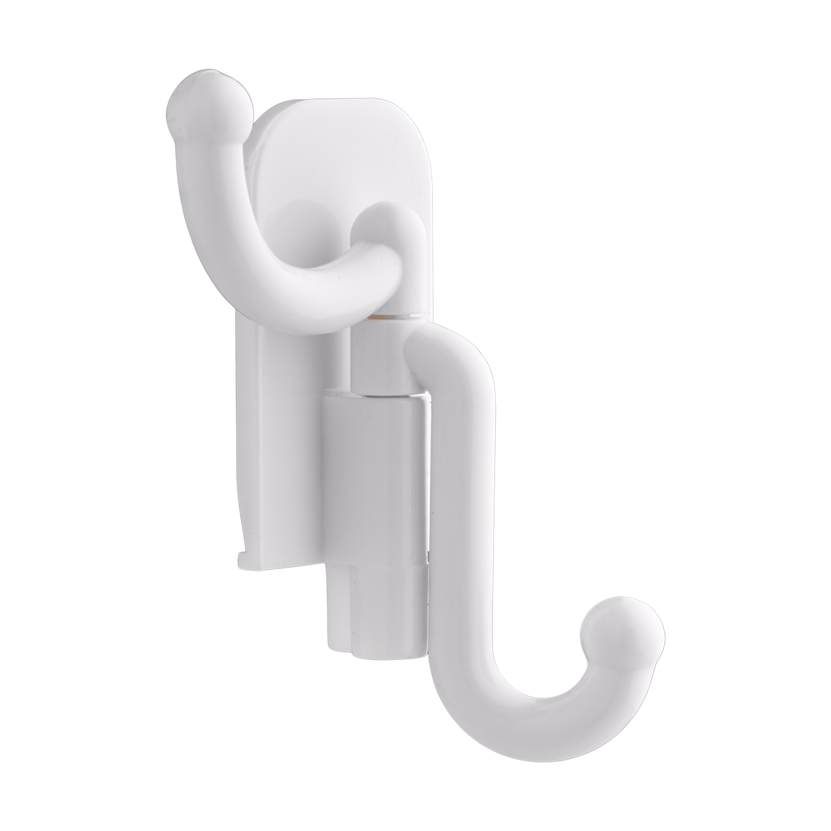 Removable Adhesive Plastic Swivel Hook White Pack 2 Price Comparisons | Compare The Build