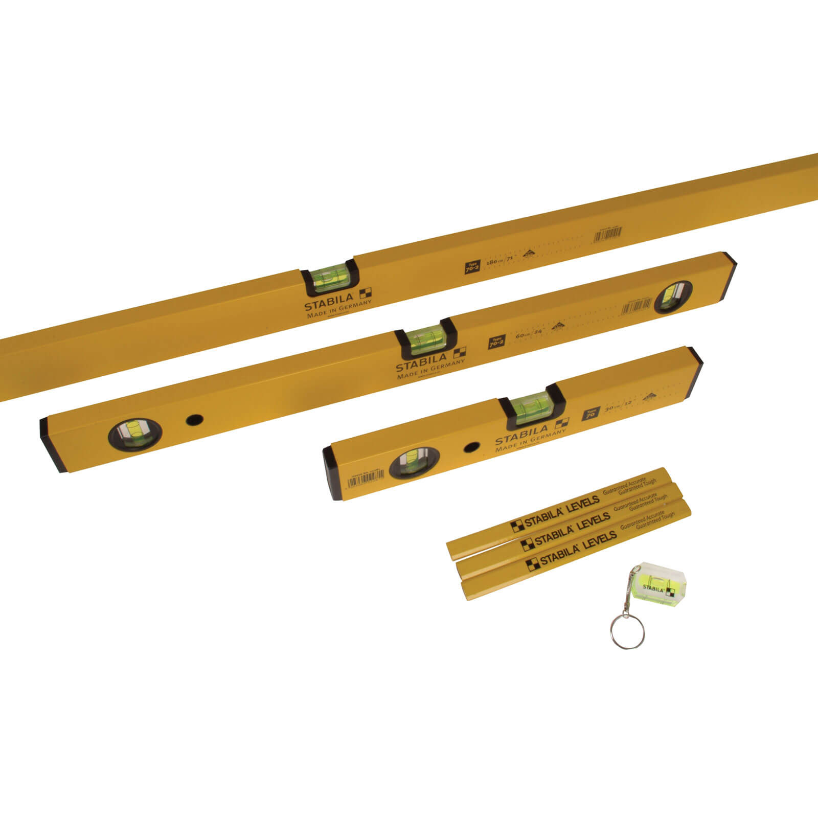 Stabila 5 Piece 70-2 Series Combi Spirit Level Set Price Comparisons | Compare The Build