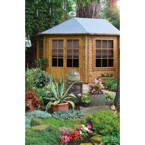 Shire Ardcastle 10 x 10ft Double Door Log Cabin with Assembly Price Comparisons | Compare The Build