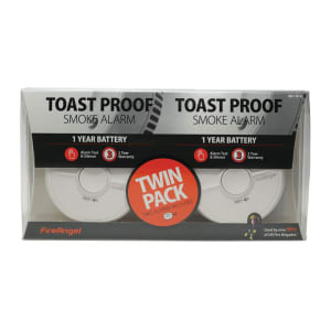 FireAngel Toast Proof Smoke Alarm 1 Year Battery Twin Pack Price Comparisons | Compare The Build