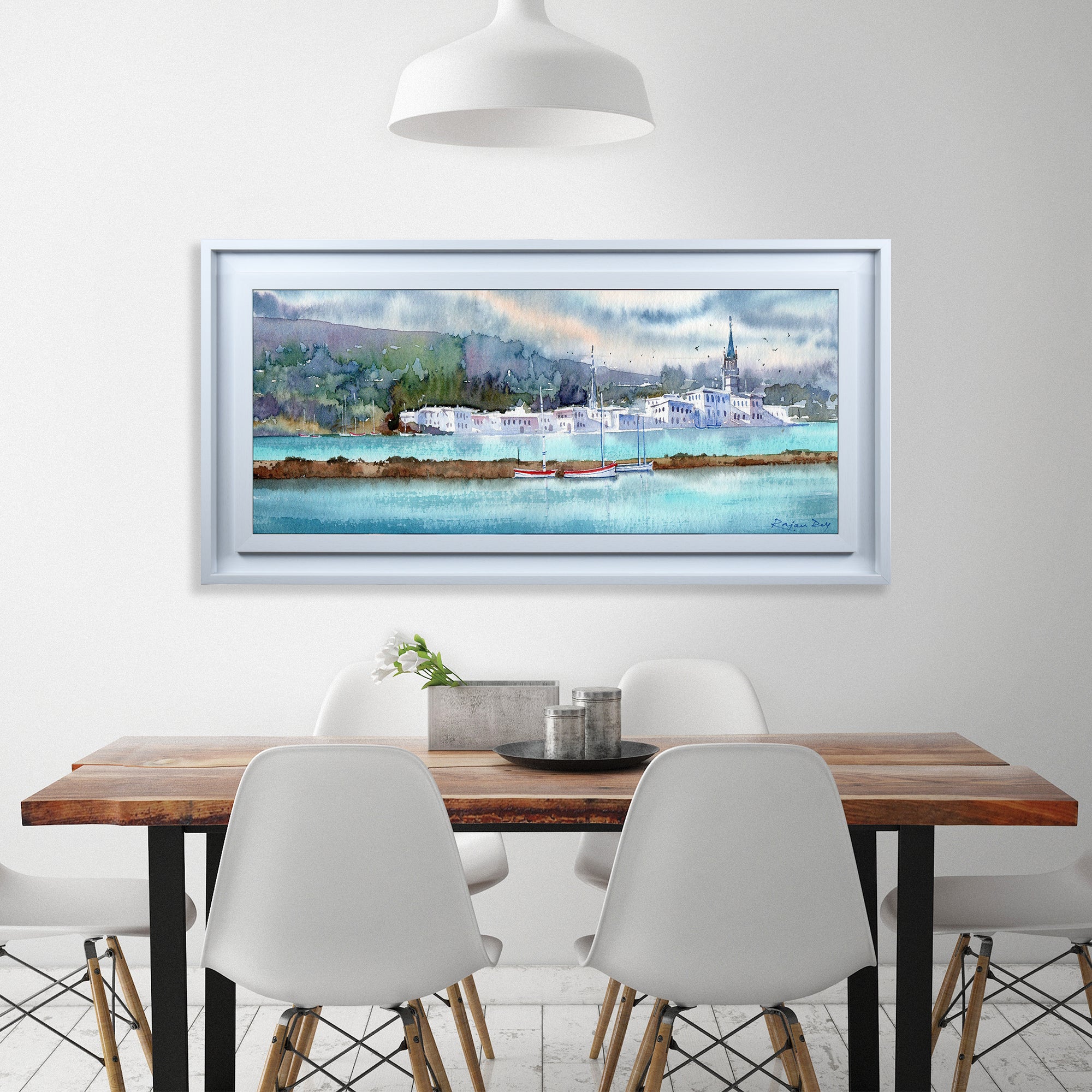 The Art Group Peaceful Framed Print Blue Price Comparisons | Compare The Build