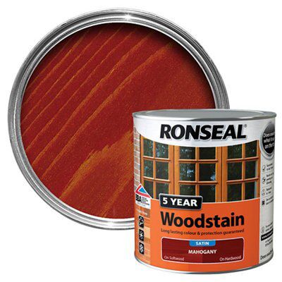 Ronseal Mahogany High Satin Sheen Wood Stain, 2.5L Price Comparisons | Compare The Build