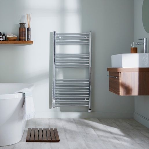 Towelrads Richmond Thermostatic Chrome Towel Rail 691mm x 450mm | Compare The Build