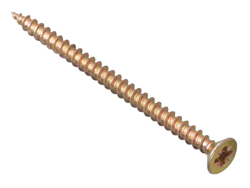 ForgeFix FORFPMP460Y Multi-Purpose Pozi Compatible Screw CSK ST ZYP 4.0 x 60mm Forge Pack 12 Price Comparisons | Compare The Build