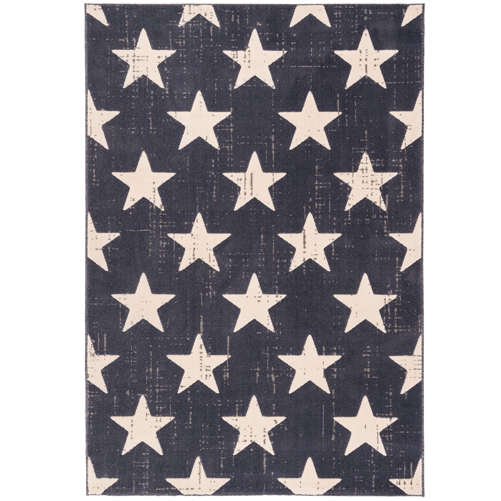 Colours Gianna Vintage Star Blue Rug 170Cmx120Cm Price Comparisons | Compare The Build