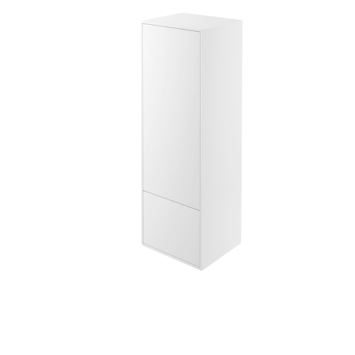 iflo Serino Tall Unit Gloss White with Gloss White Door and Drawer 400 mm x 350 mm SER1200WHGWHG Price Comparisons | Compare The Build