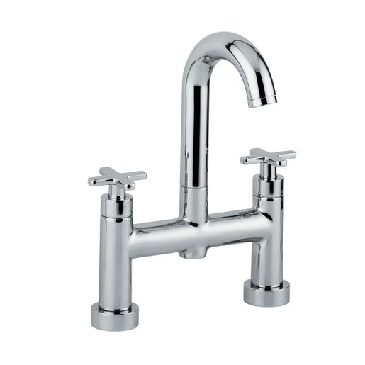 Abode Serenitie Deck Mounted Bath Filler C.W Swan Spout Chrome AB1064 Price Comparisons | Compare The Build