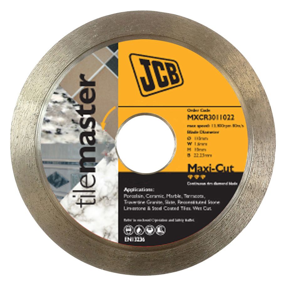 Jcb (Dia)110mm Continuous Rim Diamond Blade Of 1 | Compare The Build