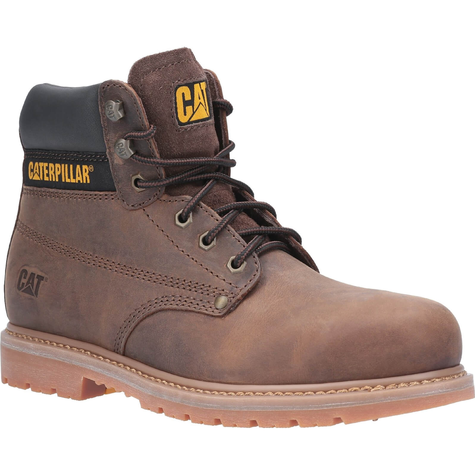 Caterpillar Powerplant GYW Safety Boot Brown Size 9 Price Comparisons | Compare The Build