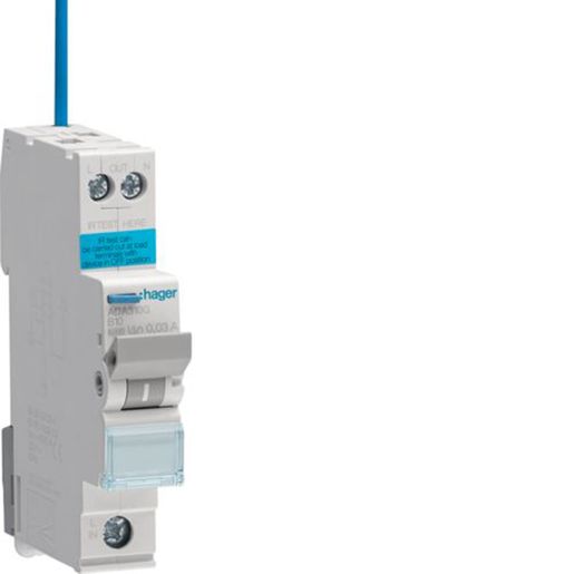 Hager ADA310g Rcbo 1m 1P Type a 6KA B-10A 30MA Rcbo Price Comparisons | Compare The Build