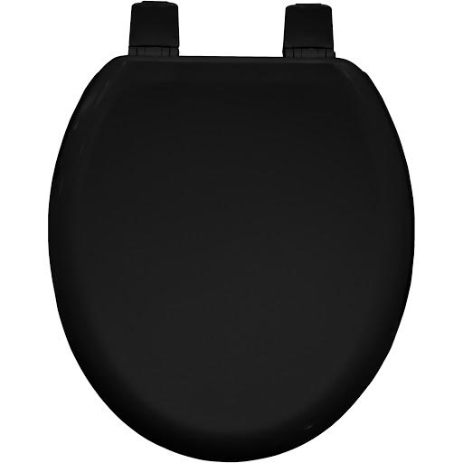 Bemis 5000ART Chicago STA-TITE Round Black Toilet Seat Price Comparisons | Compare The Build