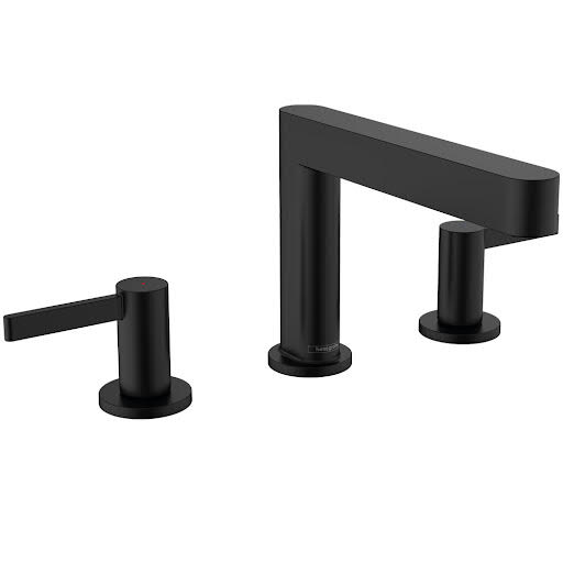 hansgrohe Finoris EcoSmart 3-hole Basin Mixer Tap 110 - Matt Black Price Comparisons | Compare The Build