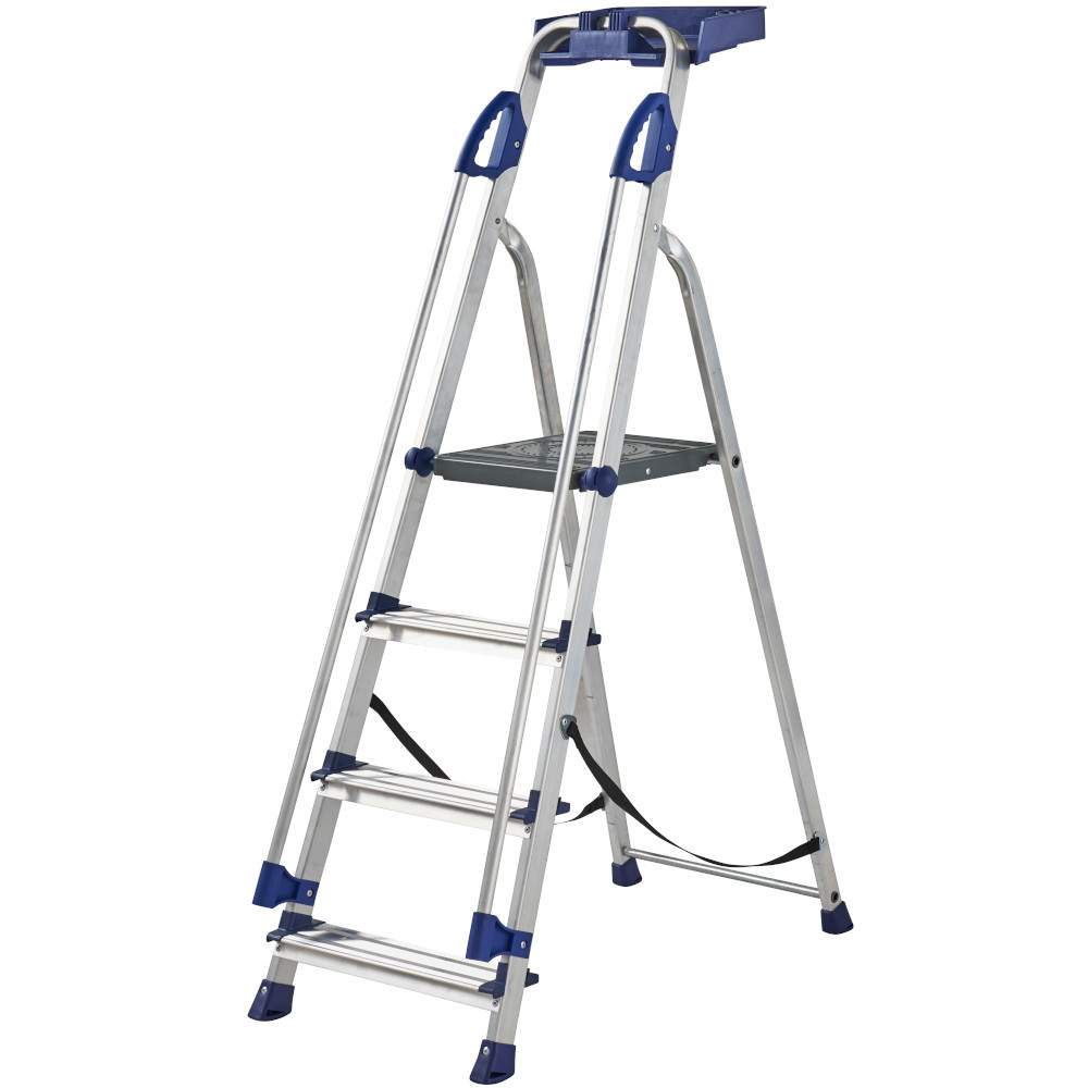 Werner 4 Tread Workstation Stepladder - EN131 7050418L Price Comparisons | Compare The Build