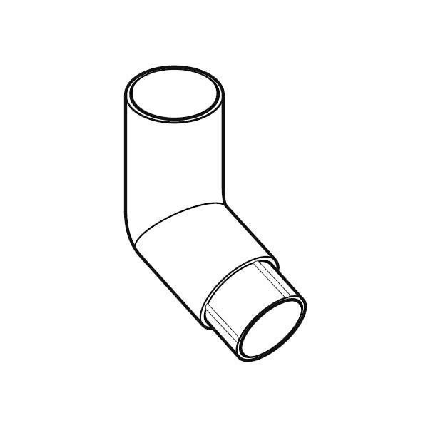 Alumasc Flushjoint Circular 112.5dg Downpipe Bend 75mm - Black Aluminium CP30/B/112A/PPC/9017 Price Comparisons | Compare The Build