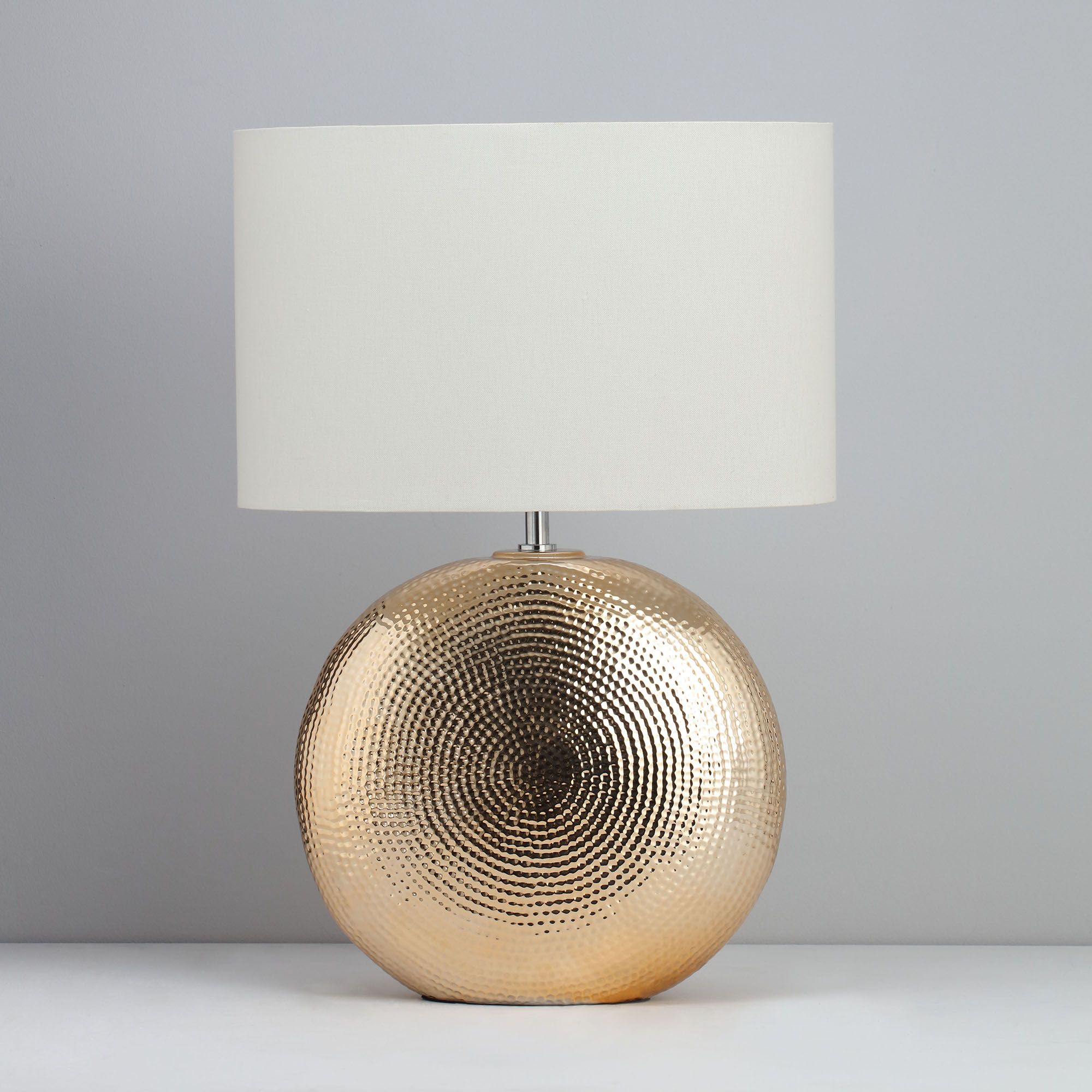 Inlight Locaste Textured Polished Gold Effect Table Light Price Comparisons | Compare The Build