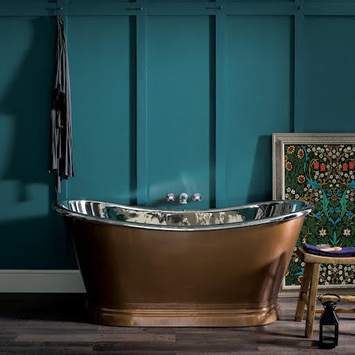 BC Designs Boat Freestanding Bath Antique Copper and Nickel 1700 x 725mm - BAC016 Price Comparisons | Compare The Build
