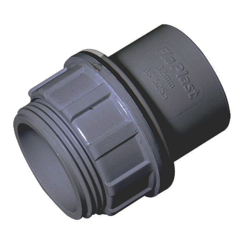 FloPlast Solvent Weld Waste Tank Connector - 40mm Grey Price Comparisons | Compare The Build