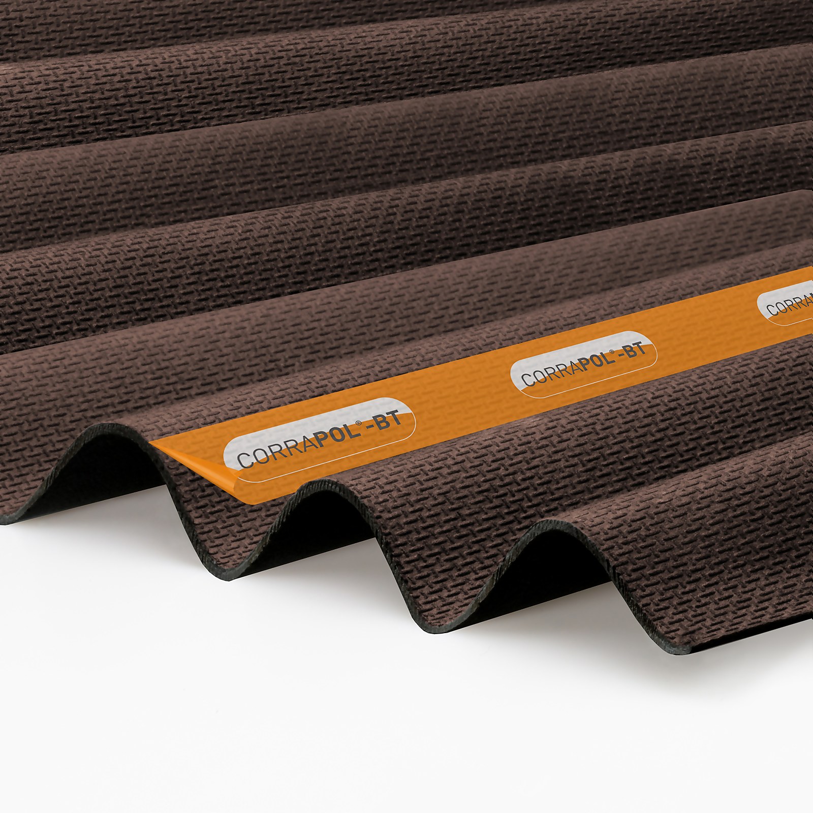 Corrapol®-BT Brown Corrugated Bitumen Sheet 930 X 2000mm Price Comparisons | Compare The Build