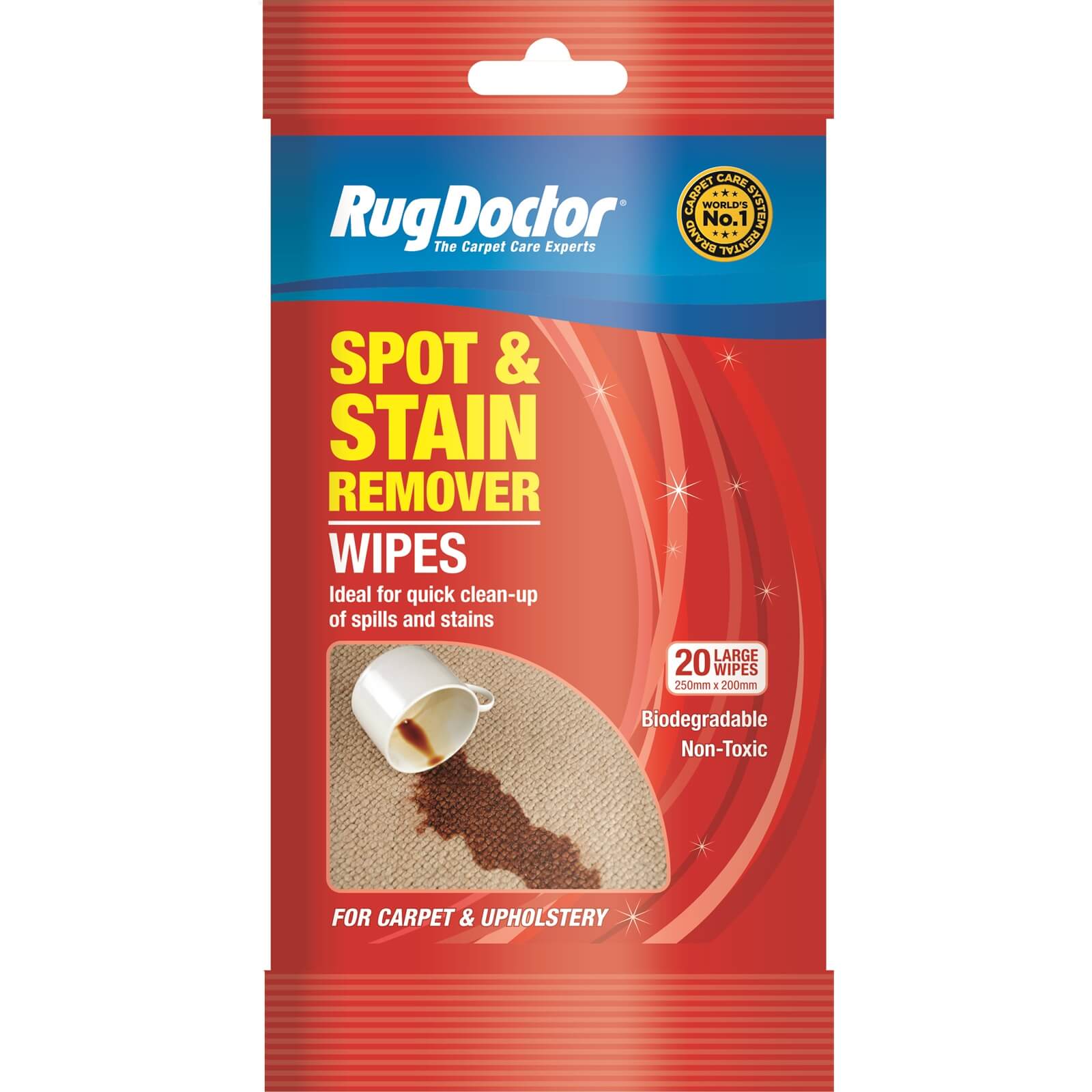 Rug Doctor Spot & Stain Unscented Cleaning Wipes, Pack Of 20 | Compare The Build