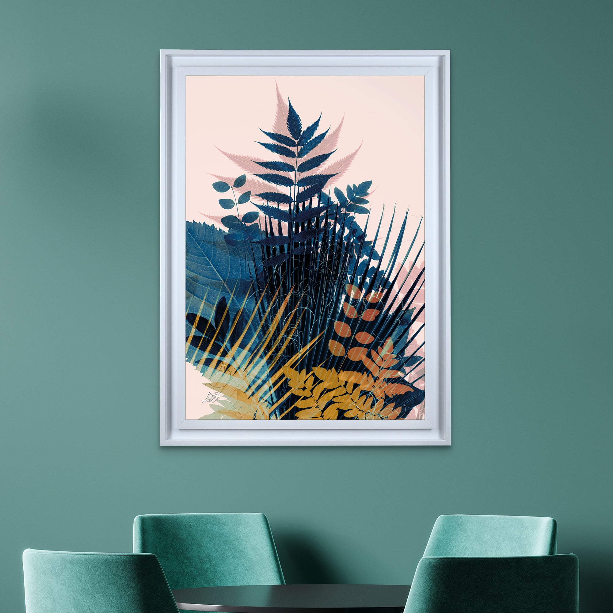 The Art Group Blue Jungle I Framed Print MultiColoured Price Comparisons | Compare The Build