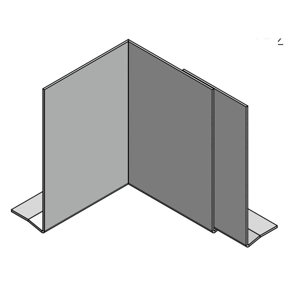 Alumasc Skyline SF2 Profile Fascia Internal Corner with 2 Bends in Black - 0 to 200mm SF2/200/INTPPC/9017 Price Comparisons | Compare The Build