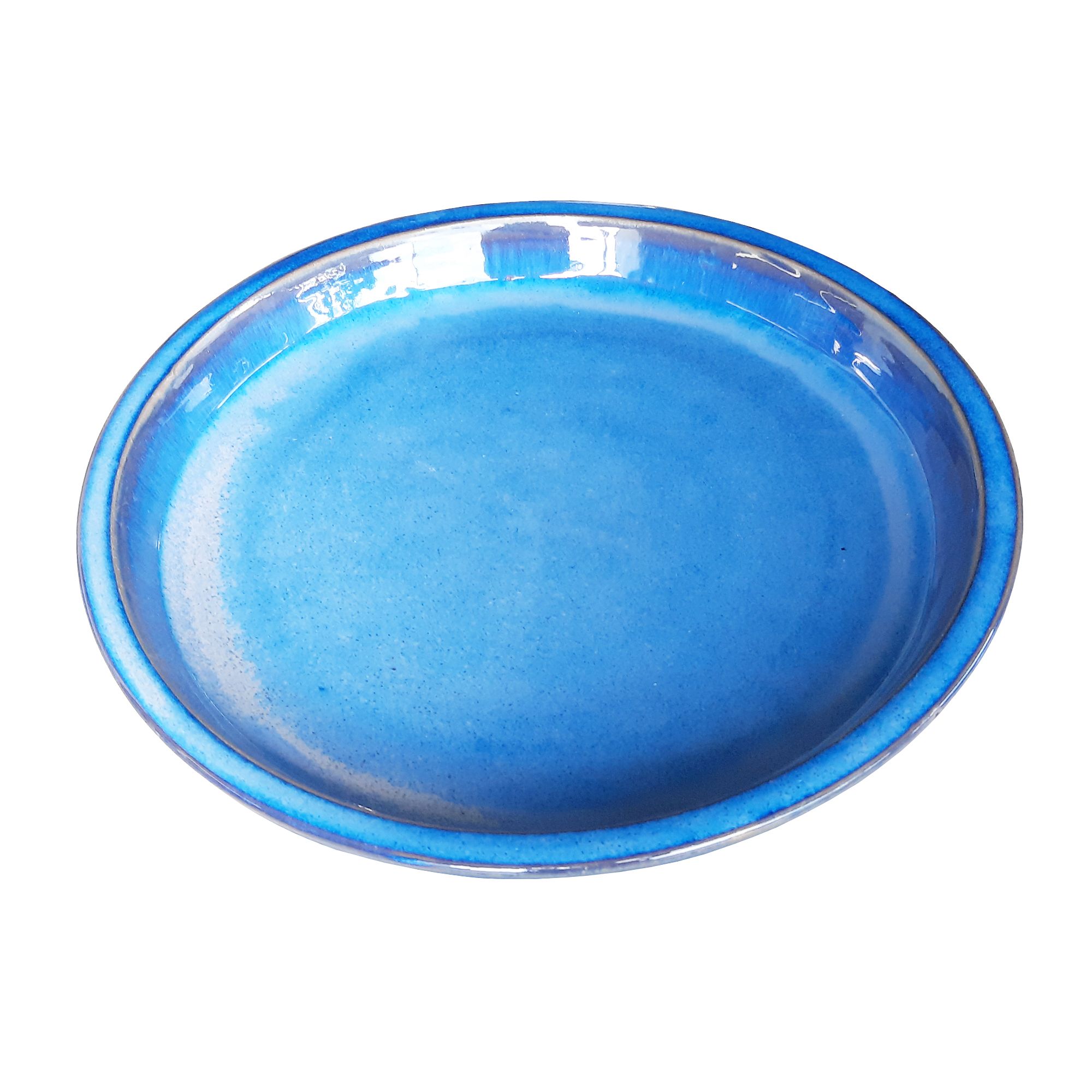 Verve Barcău Blue Pot Saucer (Dia)30Cm | Compare The Build