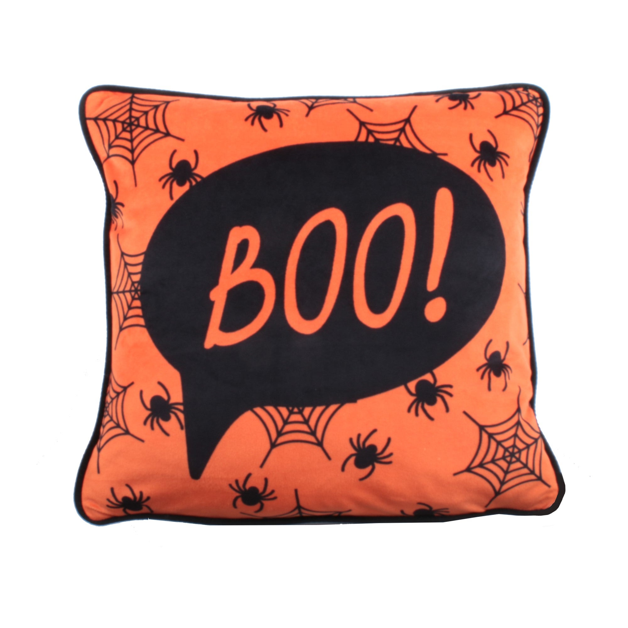 Bedlam Boo Cushion 43x43cm Orange Price Comparisons | Compare The Build