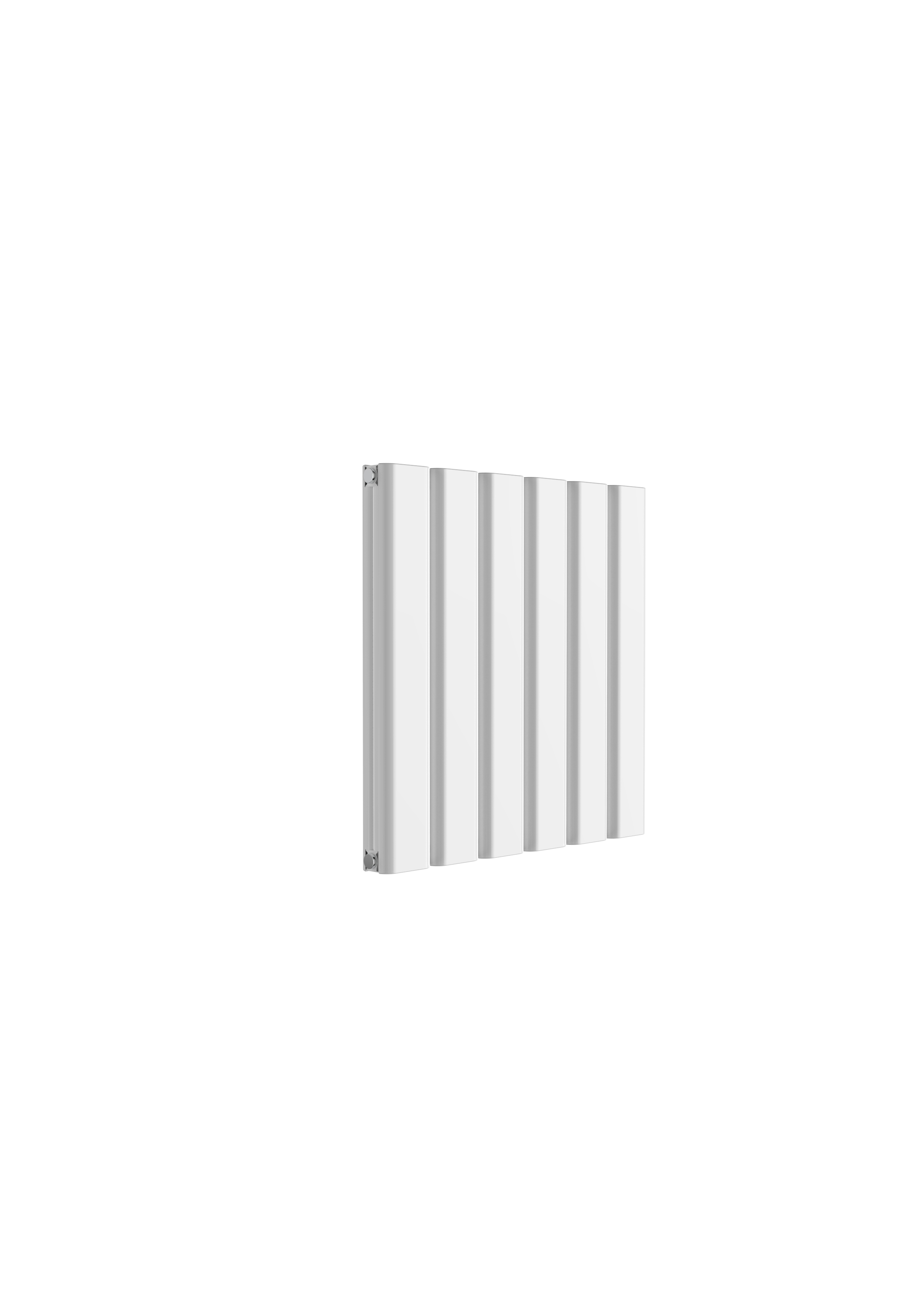 Reina Vicari Horizontal Aluminium Designer Radiator, White, 600mm x 600mm Price Comparisons | Compare The Build