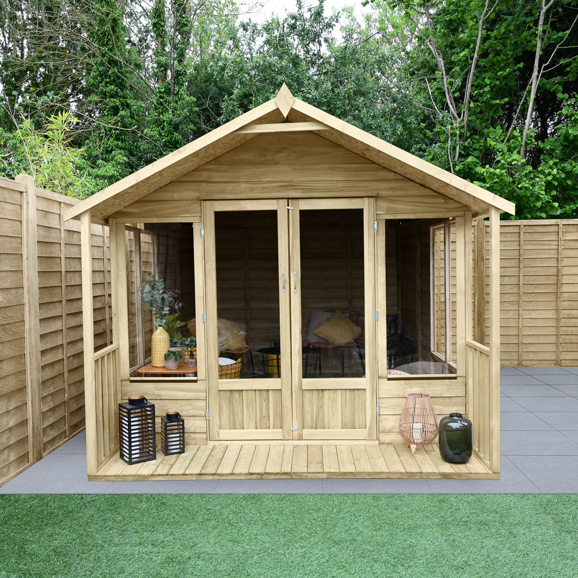 Oakley Apex 8x12 Summerhouse  - Without Base / Installation Included Price Comparisons | Compare The Build