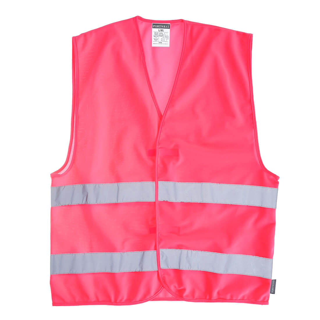 Portwest Iona 2 Band Reflective Safety Vest Pink 2XL / 3XL | Compare The Build