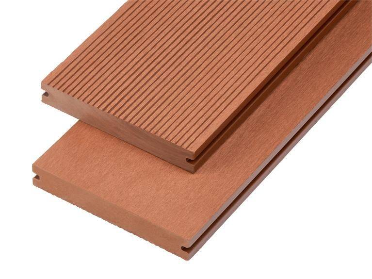 Solid Commercial Grade Composite Decking Board 2400mm x 150mm x 25mm - Redwood Price Comparisons | Compare The Build