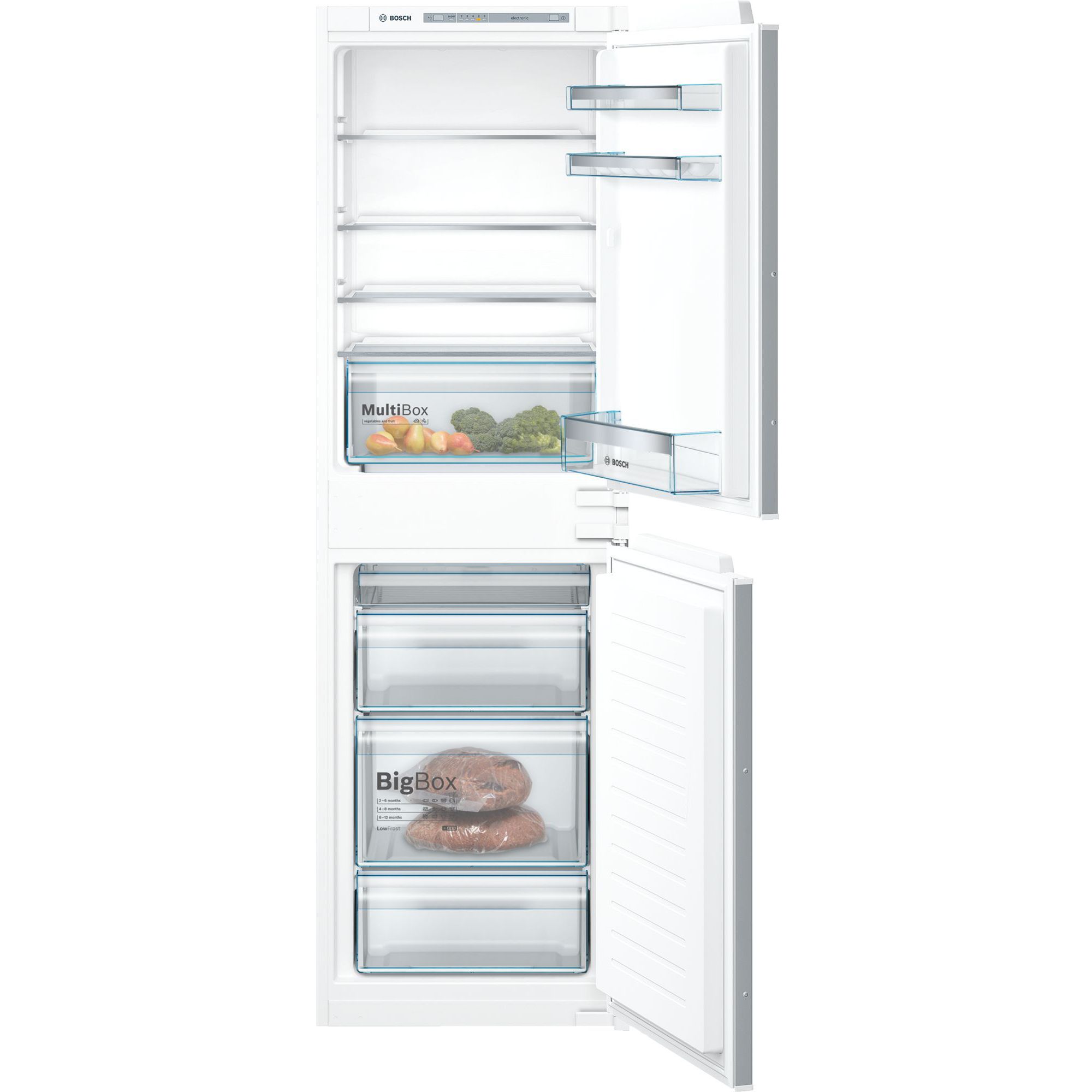 Bosch Kiv85Vsf0G 50:50 Traditional White Integrated Fridge Freezer Price Comparisons | Compare The Build